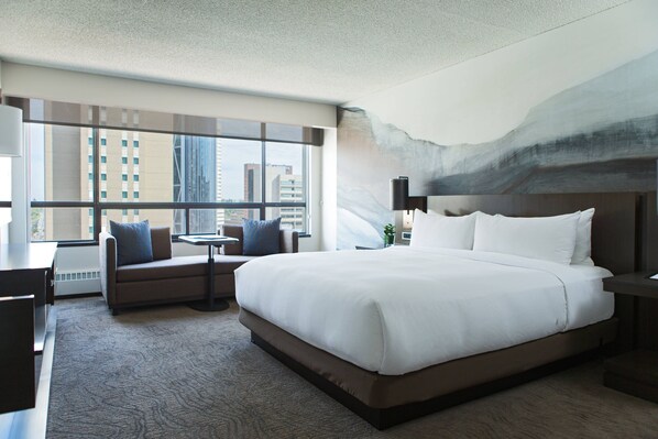 1 bedroom, Egyptian cotton sheets, premium bedding, down duvets
