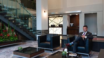 Lobby sitting area