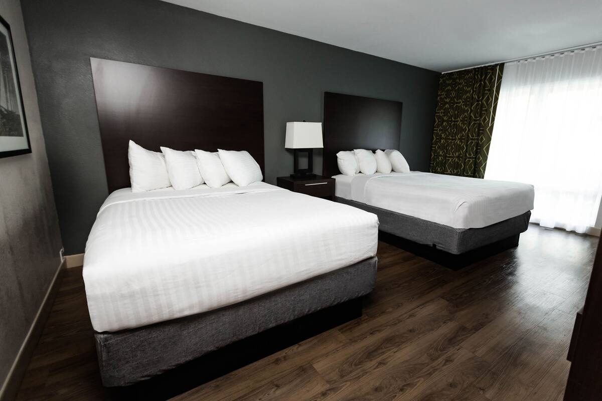 Premium Room, 2 Double Beds | Desk, blackout drapes, iron/ironing board, rollaway beds (surcharge)
