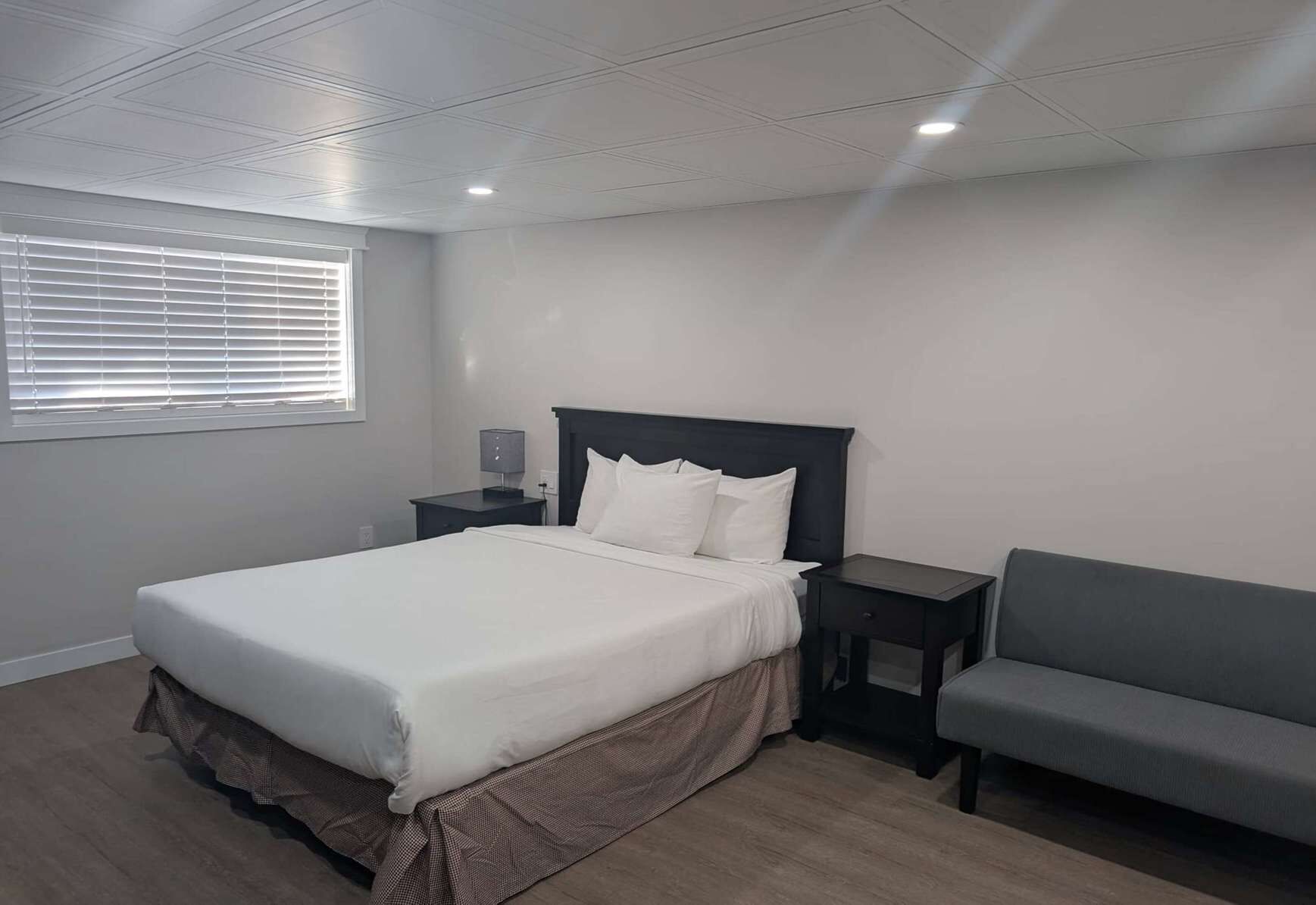 In-room safe, desk, laptop workspace, blackout drapes