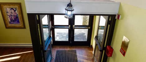 Interior entrance