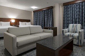 Junior Suite, 2 Queen Beds | Living area