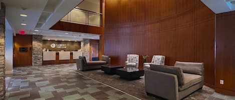Sala de estar en el lobby