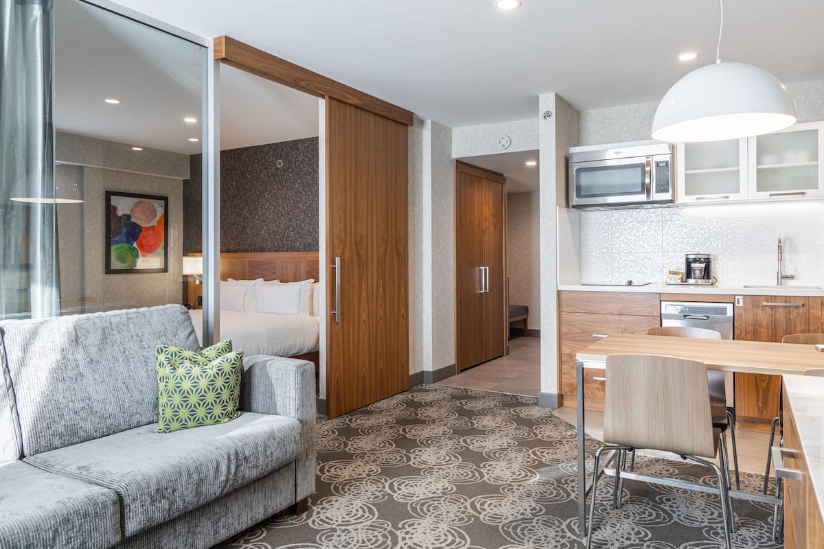 1 habitación y ropa de cama de alta calidad