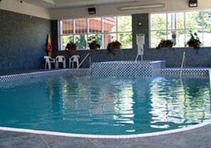 Indoor pool, open 9:00 AM to 11:00 PM, sun loungers