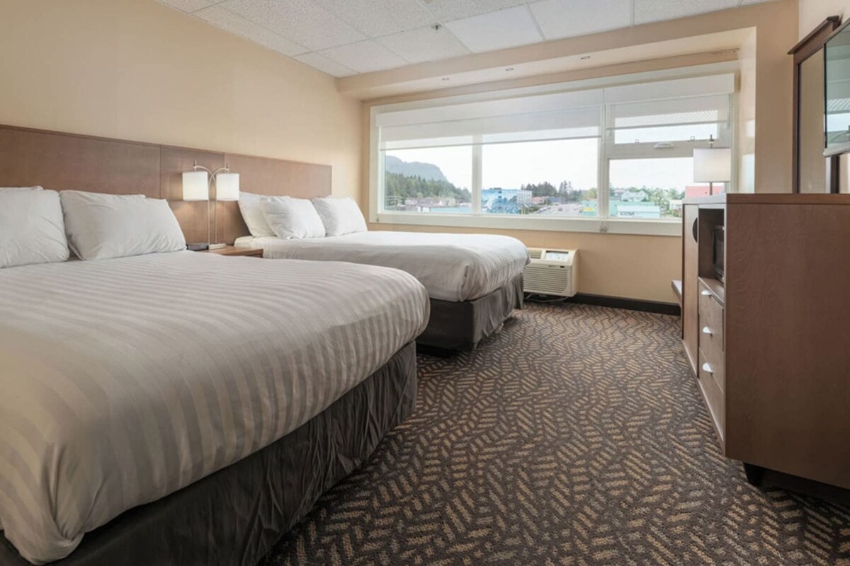 Premium bedding, blackout drapes, iron/ironing board, WiFi (free)