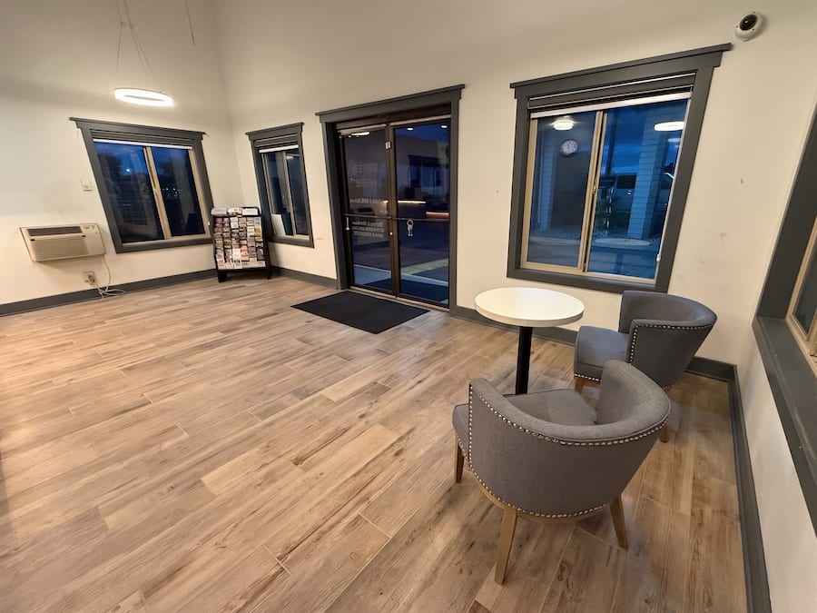 Lobby sitting area