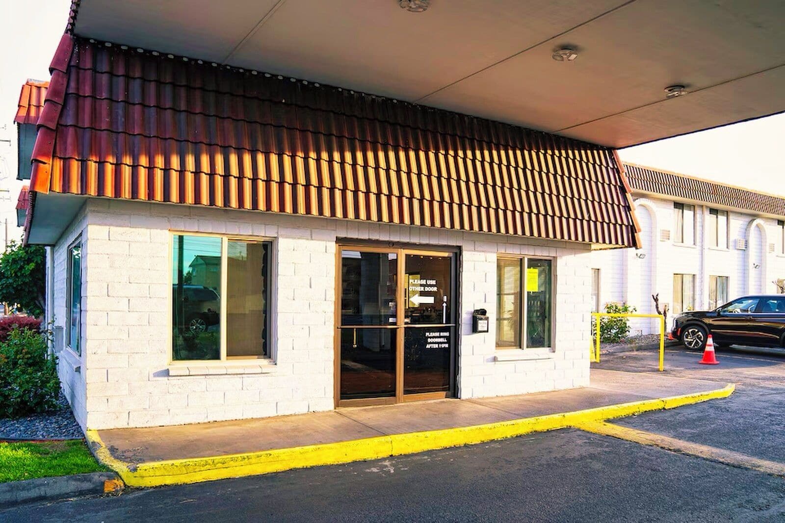 Entrée de l’hébergement 