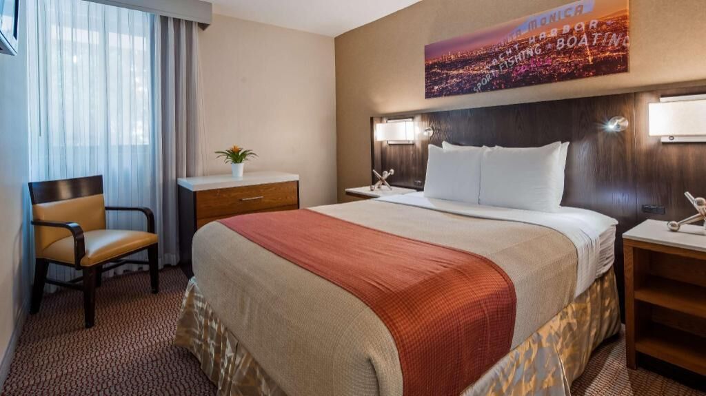 Pillow-top beds, in-room safe, desk, laptop workspace