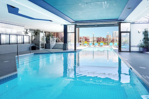 Indoor pool, outdoor pool