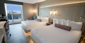 Hypo-allergenic bedding, in-room safe, desk, laptop workspace