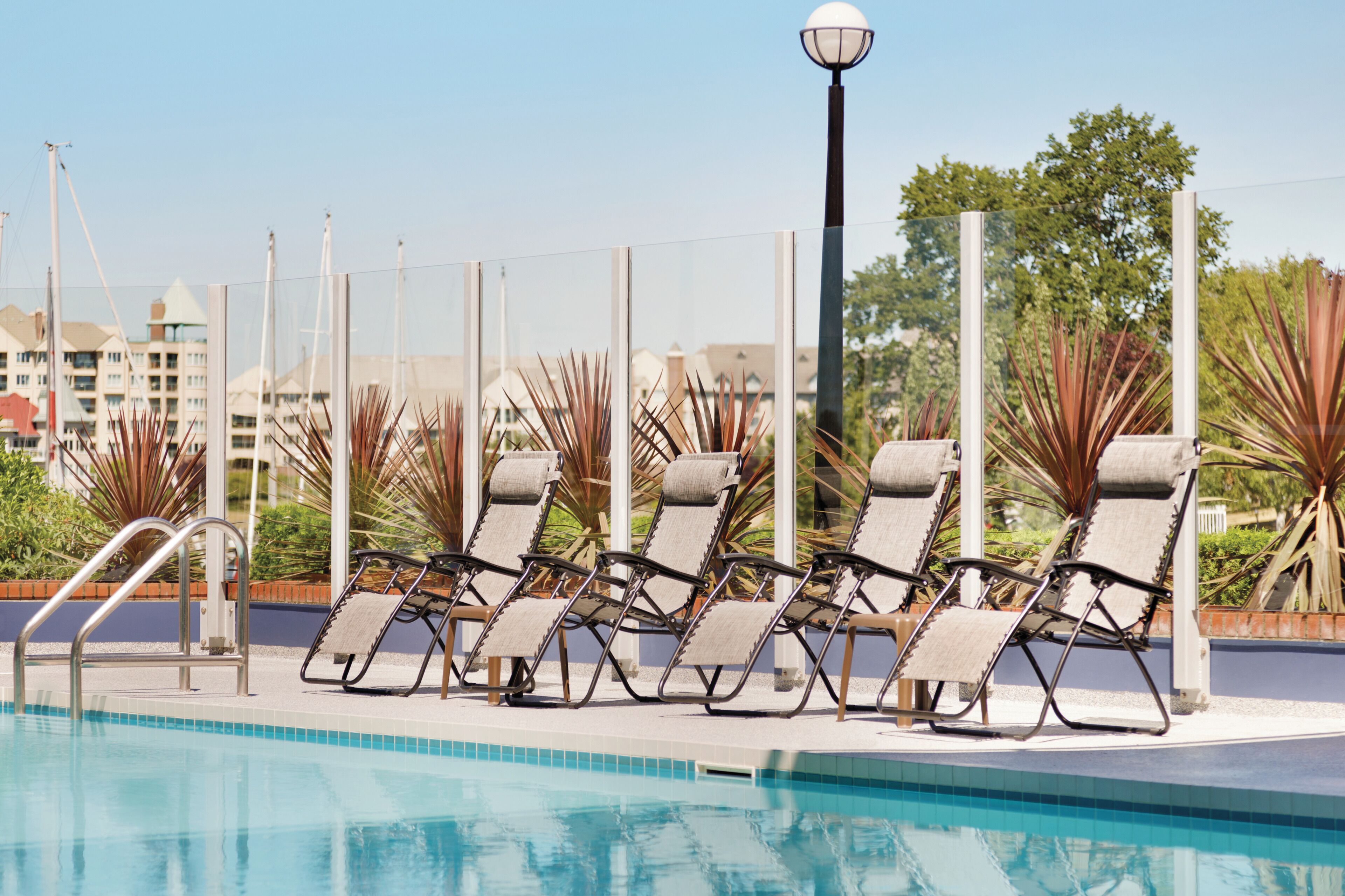 Indoor pool, outdoor pool