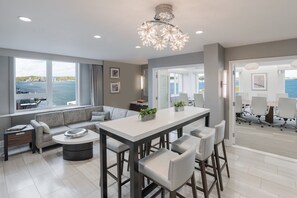 Presidential Suite, 1 Bedroom | Living room | LCD TV, pay movies - The Westin Nova Scotian (Halifax)