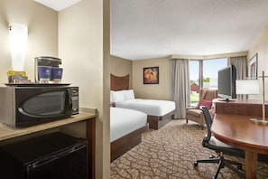 Premium bedding, pillowtop beds, in-room safe, desk