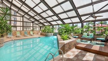 Indoor pool, outdoor pool