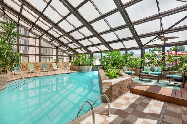 Indoor pool, outdoor pool