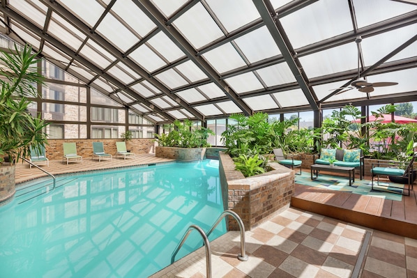 Indoor pool, outdoor pool