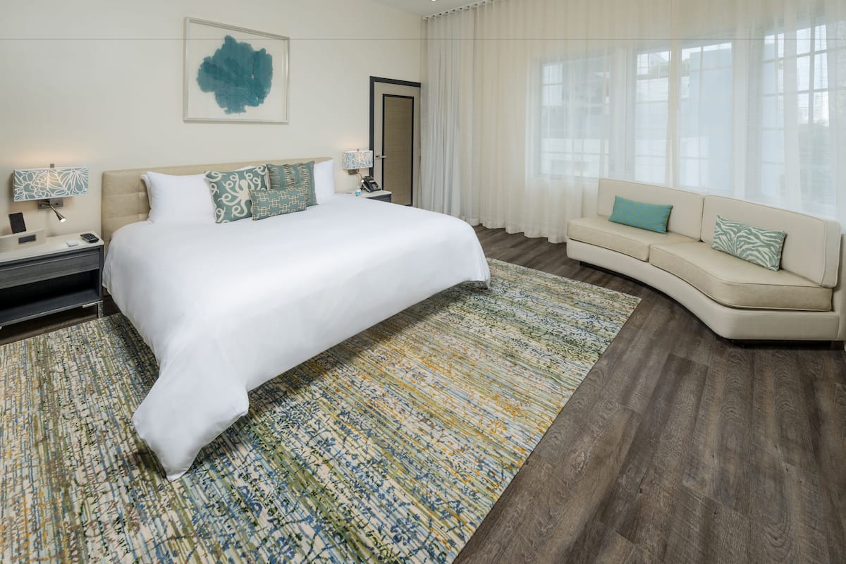 Premier Corner Suite | 1 chambre, draps en coton égyptien, literie de qualité supérieure