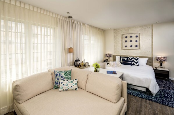 Deluxe Studio | 1 bedroom, Egyptian cotton sheets, premium bedding, down comforters