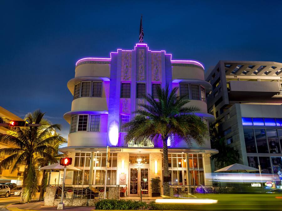 Façade de l’hébergement - soirée/nuit