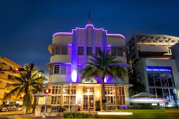 Front of property - evening/night at The Marlin Hotel