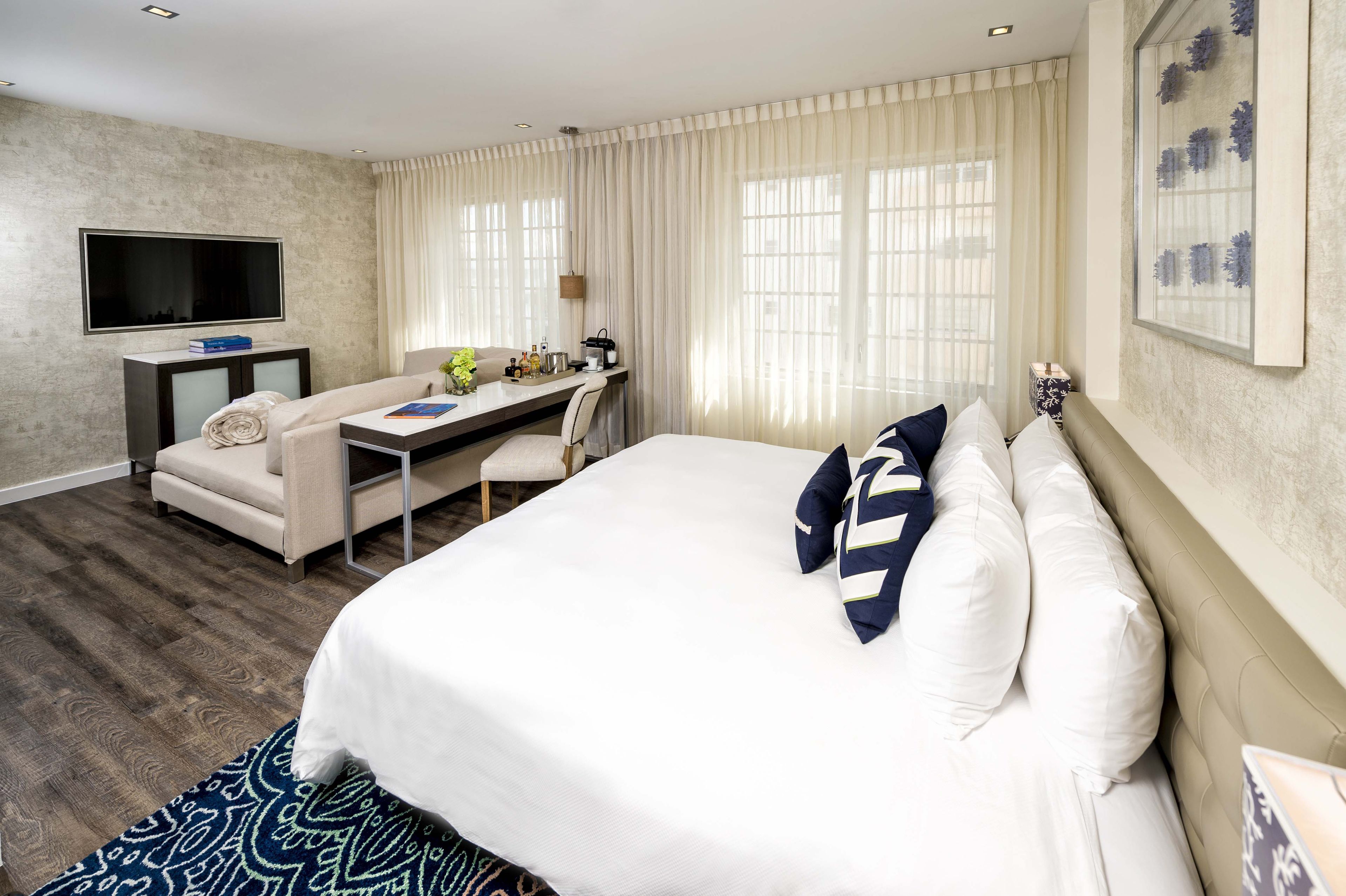 deluxe studio | 1 bedroom, egyptian cotton sheets, premium bedding, down duvets