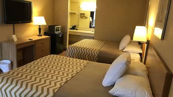 In-room safe, desk, laptop workspace, iron/ironing board