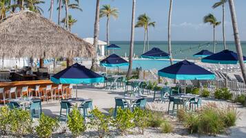 Ocean views, open daily