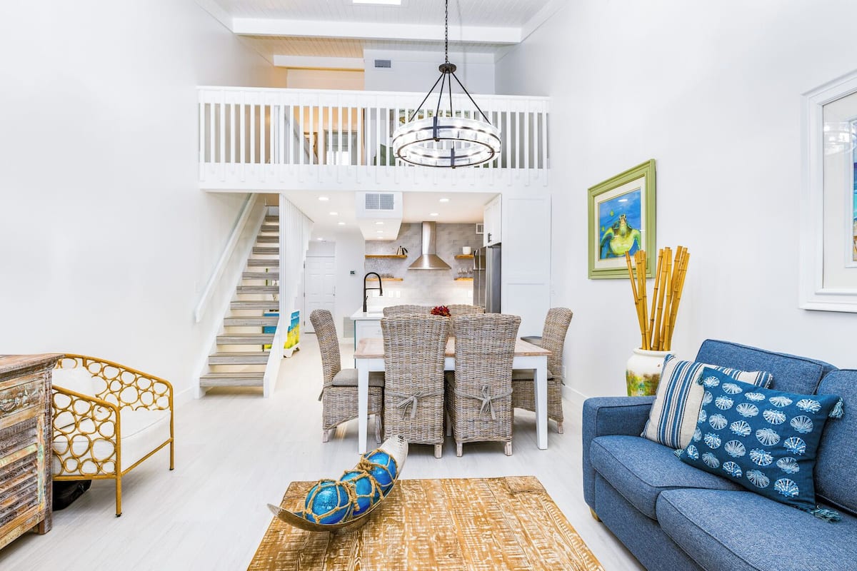 Two Bedroom Beach Villa Premier | Living area | 40-inch TV with cable channels
