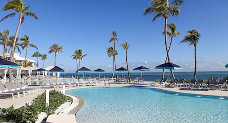 3 outdoor pools, cabanas (surcharge), pool umbrellas