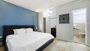 Individually decorated, individually furnished, iron/ironing board