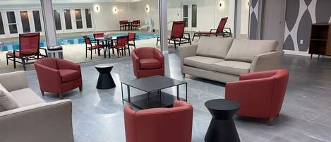 Coin salon dans le hall