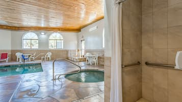 Indoor pool, outdoor pool