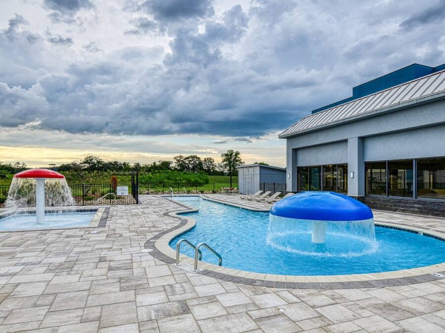 Indoor pool, seasonal outdoor pool