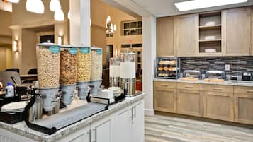 Free daily buffet breakfast