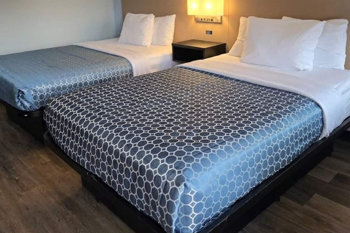 Standard Double Room, 2 Double Beds, Non Smoking | In-room safe, cribs (surcharge), rollaway beds (surcharge), WiFi (free)