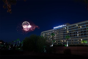 Front of property – evening/night