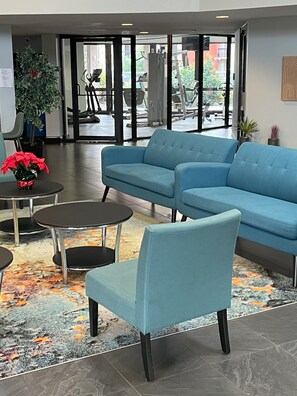Sala de estar en el lobby