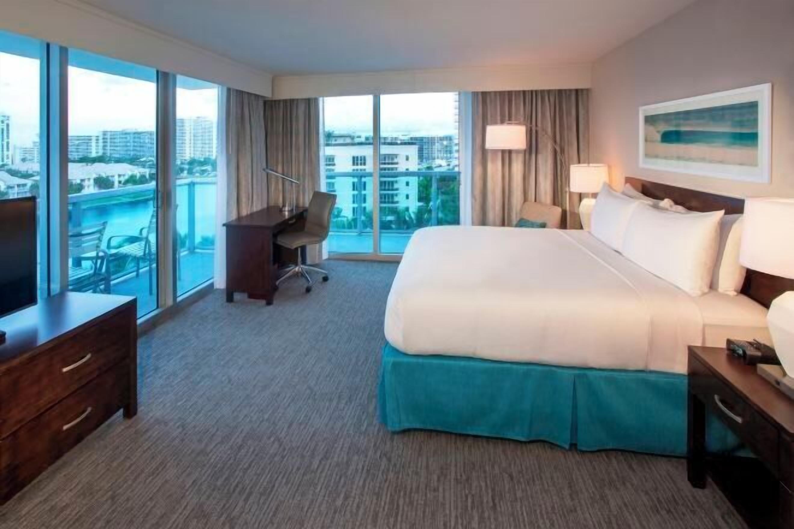 Pillow-top beds, minibar, in-room safe, desk