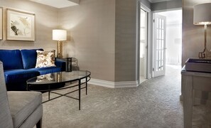 Classic Suite, 1 Bedroom | Living area | 55-inch flat-screen TV with satellite channels, TV, pay movies