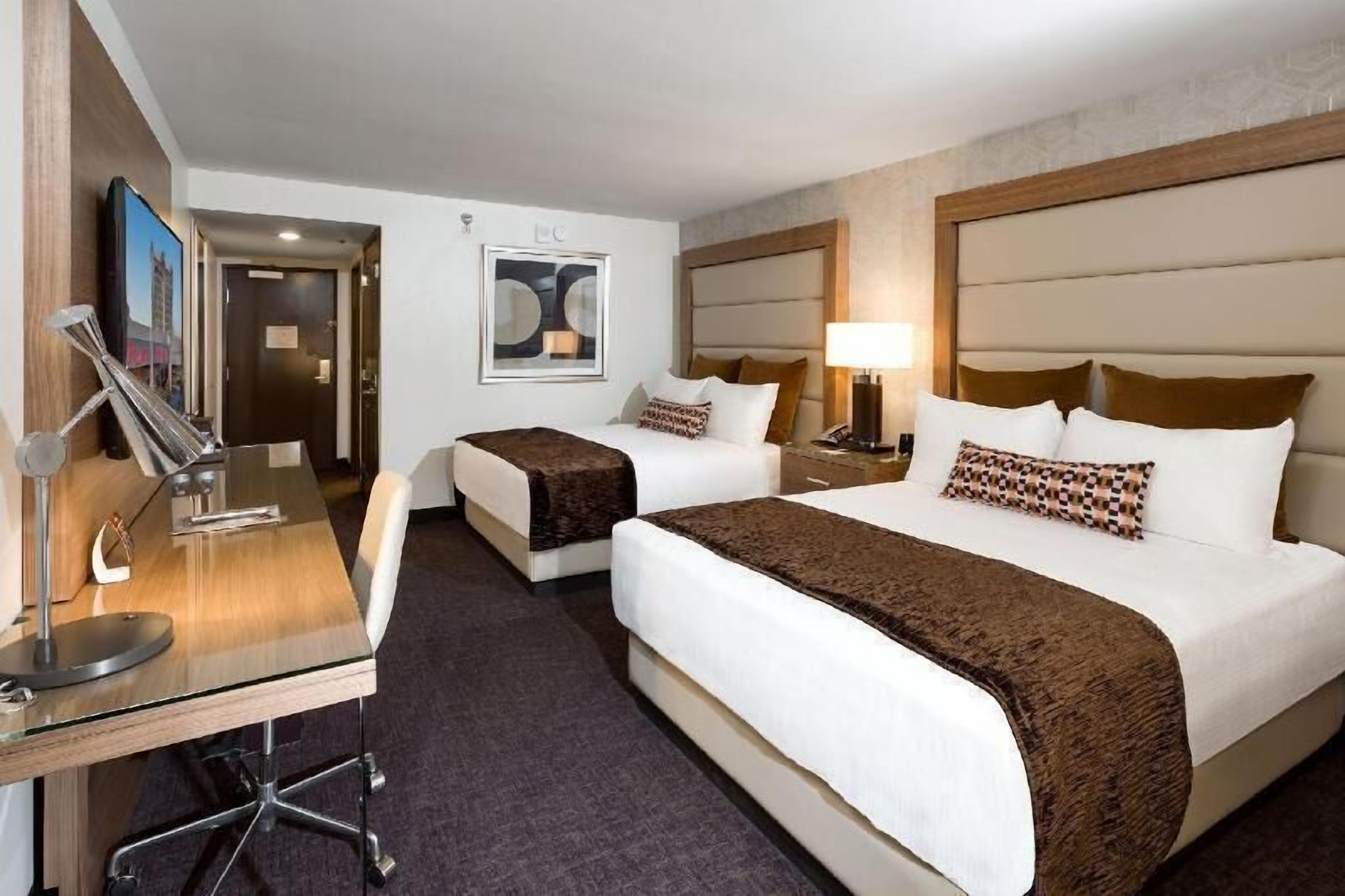 Premium bedding, pillowtop beds, in-room safe, desk