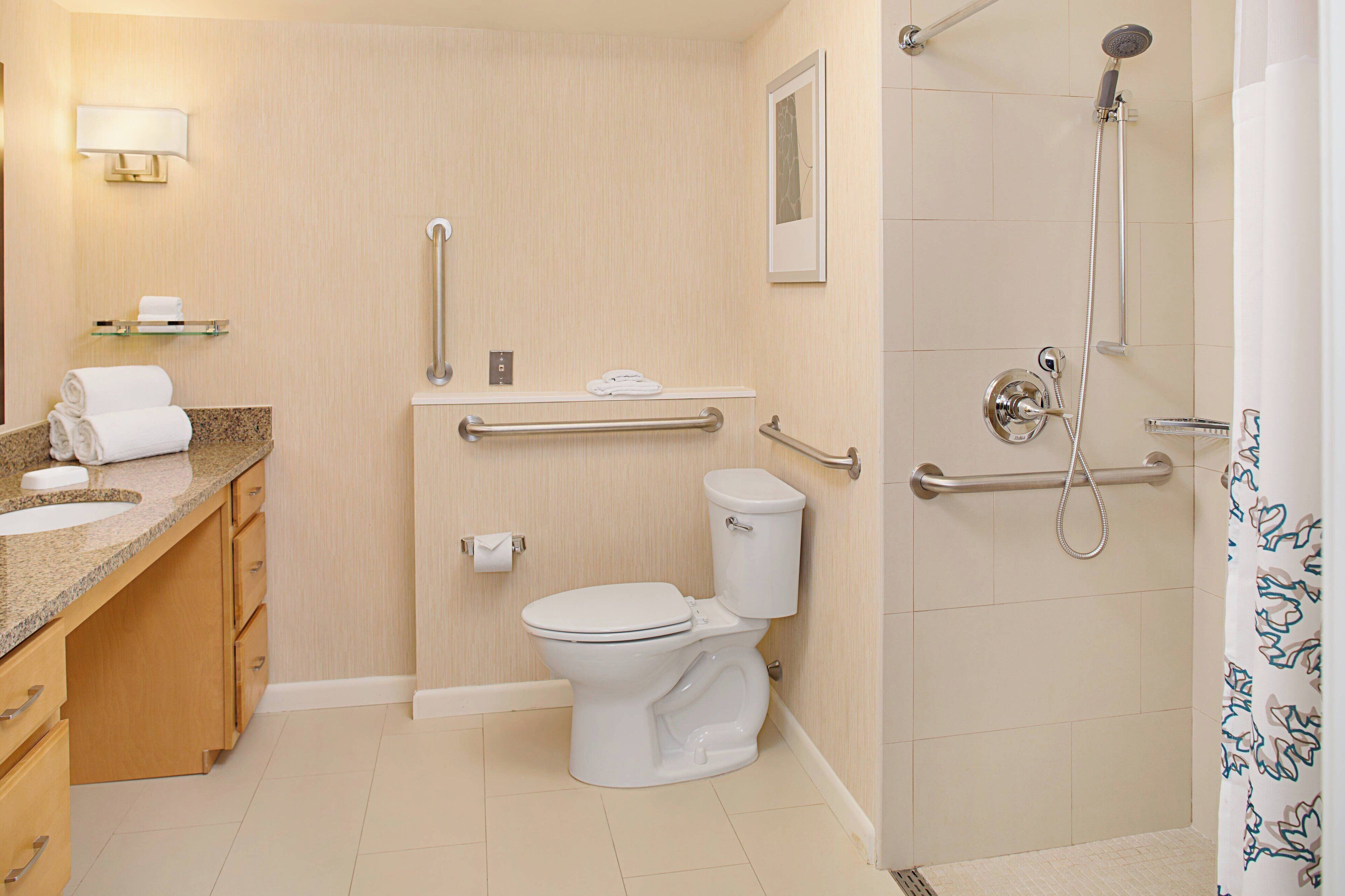 free toiletries, hair dryer, towels, soap