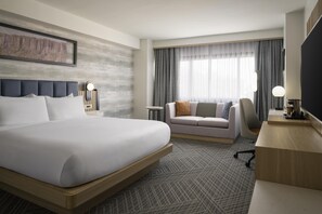 Hab. cama matr. extragr., no fum. | Área de sala de estar | Televisión LCD de 50 pulgadas con canales por cable y televisión 