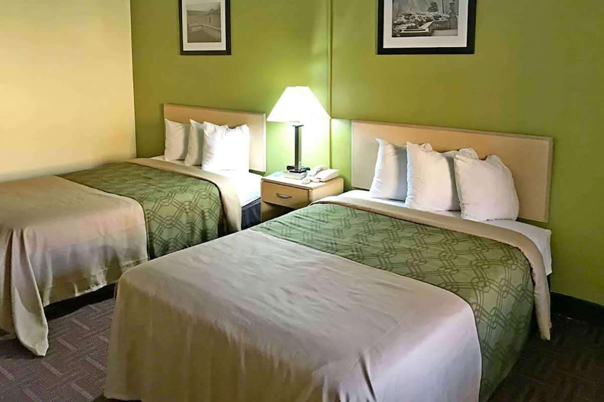 In-room safe, desk, iron/ironing board, free cribs/infant beds