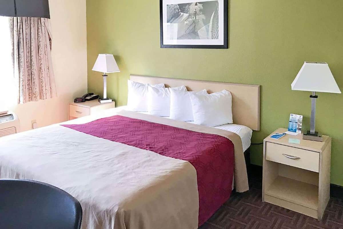 In-room safe, desk, iron/ironing board, free cribs/infant beds