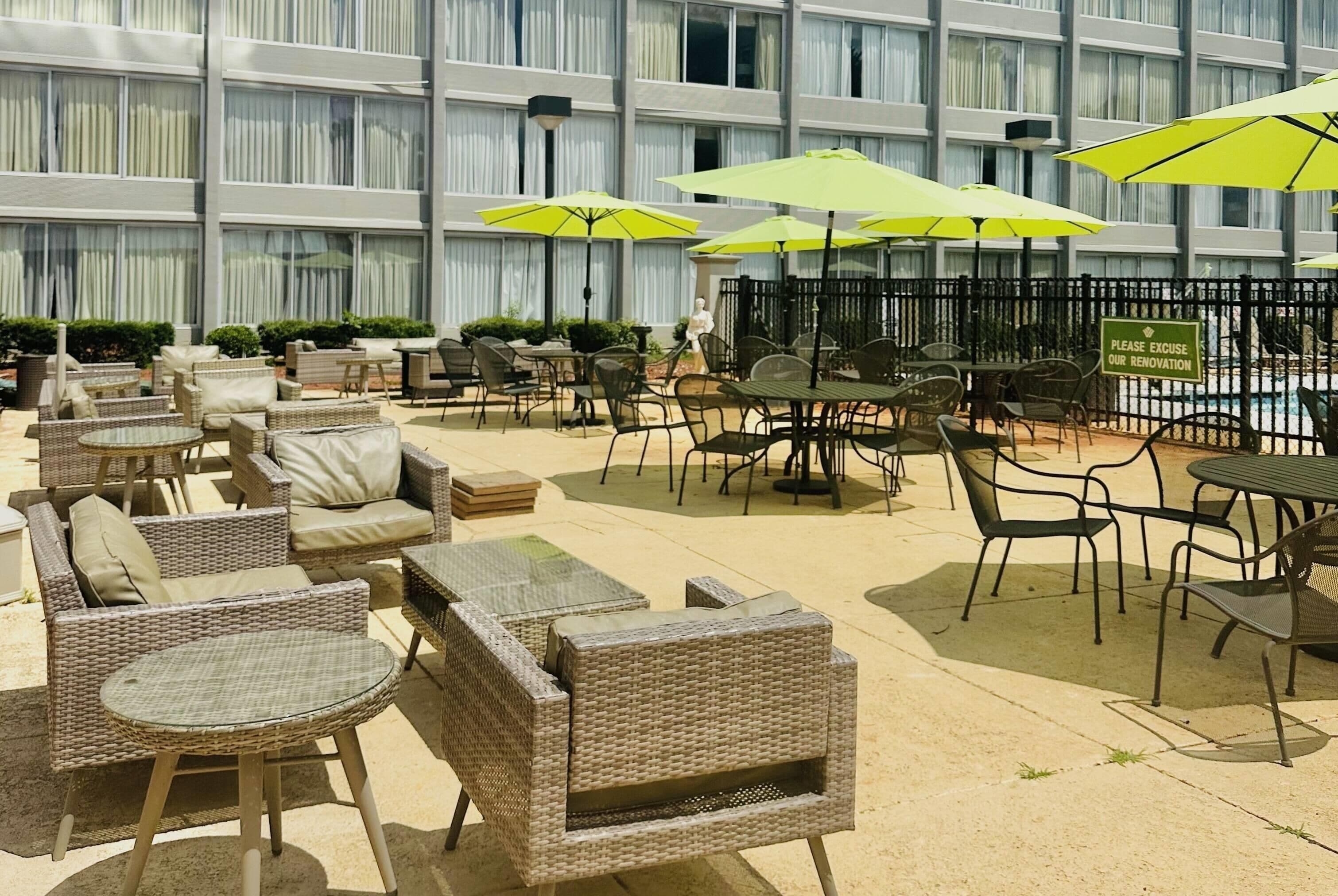 Seasonal outdoor pool