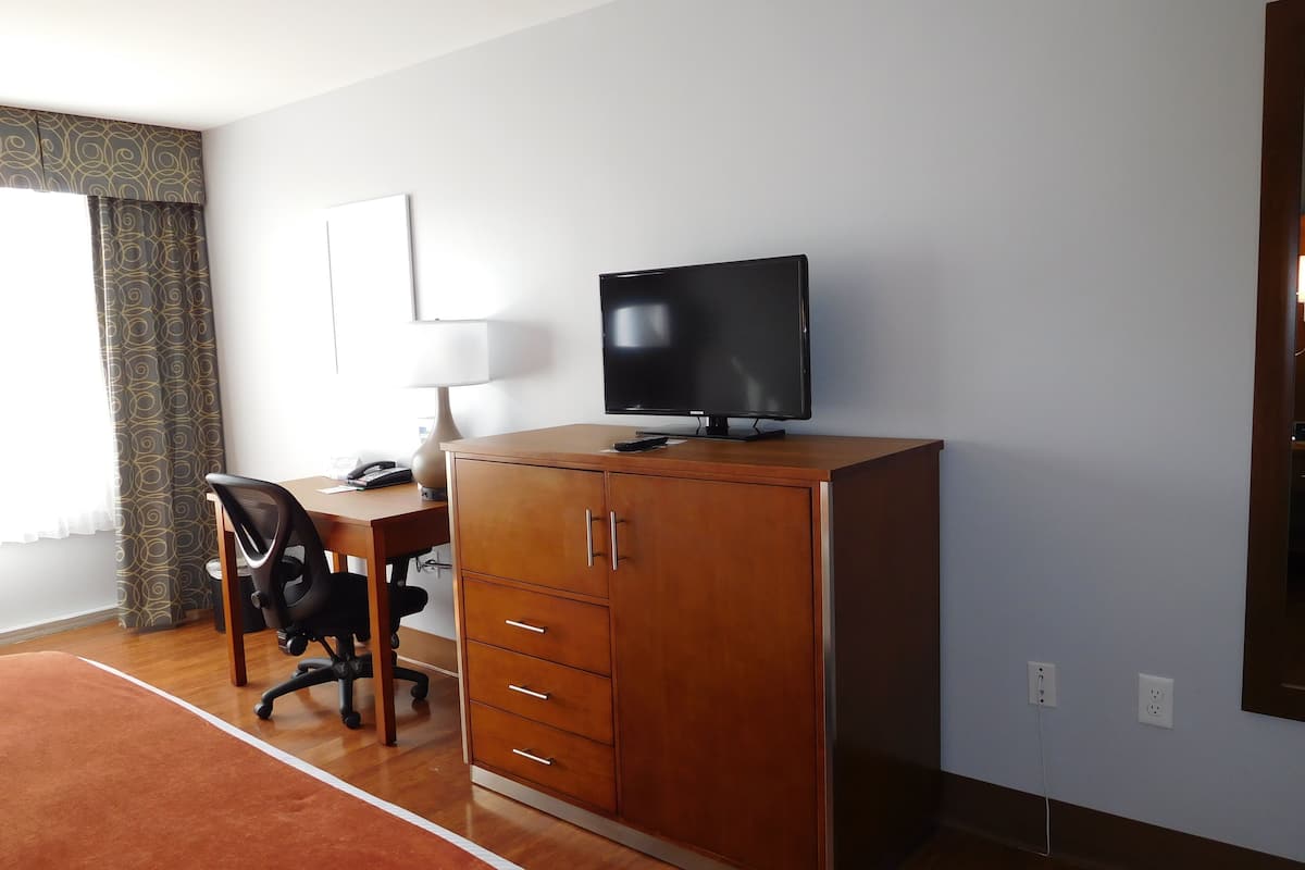 In-room safe, desk, blackout curtains, iron/ironing board