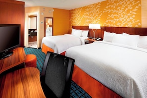 In-room safe, desk, laptop workspace, blackout drapes