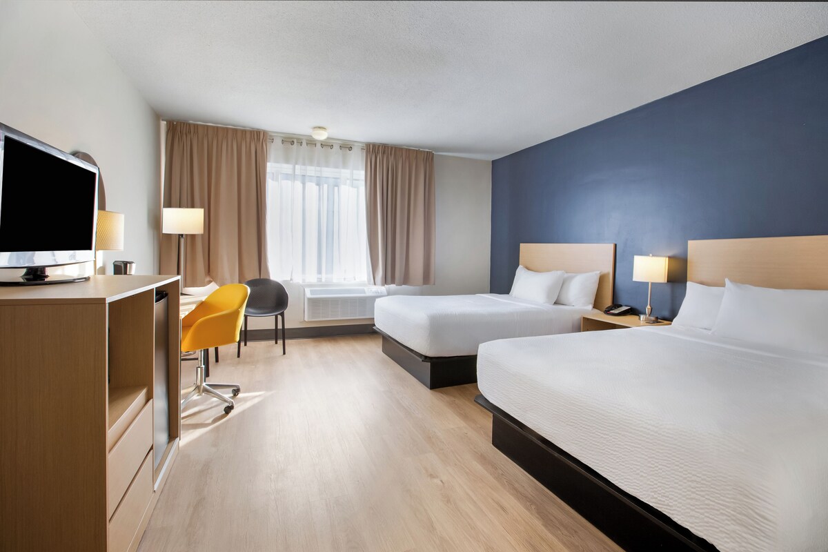 Room, 2 Queen Beds, Non Smoking (LVT Flooring) | Desk, iron/ironing board, WiFi (free), bed sheets