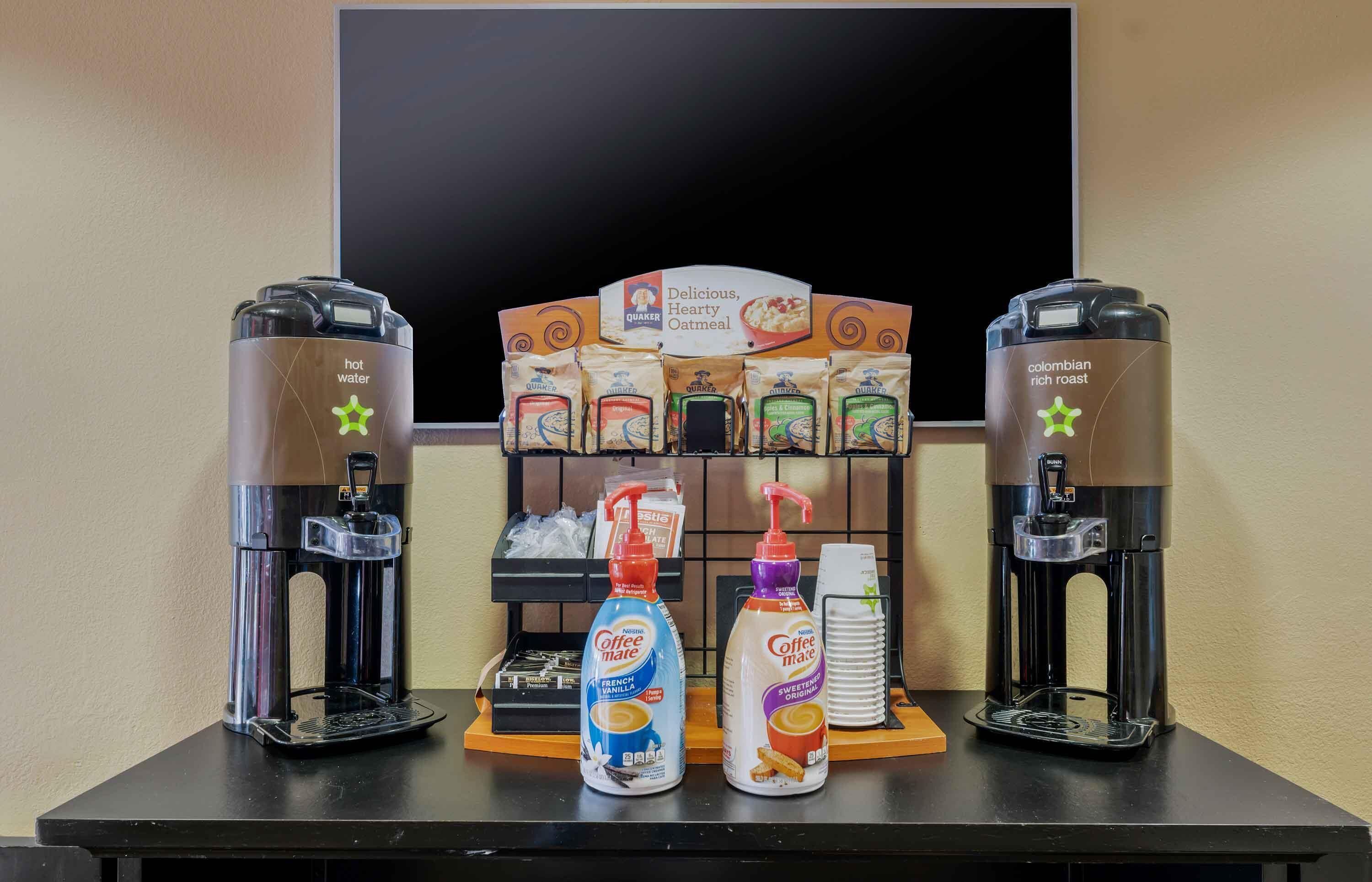 Free daily on-the-go breakfast
